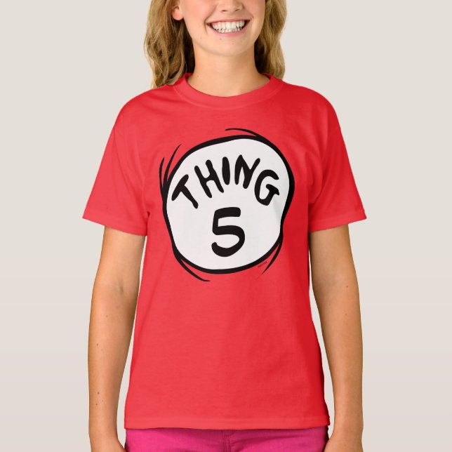 Dr. Seuss | Anpassad Sak Ett Sak Två T Shirt (Framsida)
