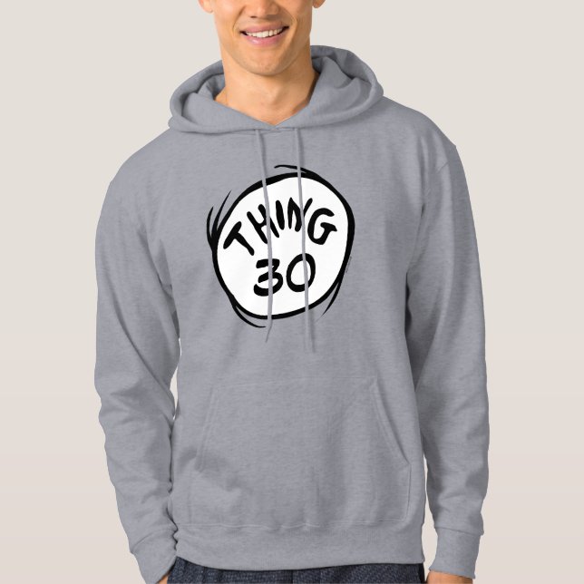 Dr Seuss | ANPASSNINGSBAR SAK 1 SAK 2 Hoodie (Framsida)