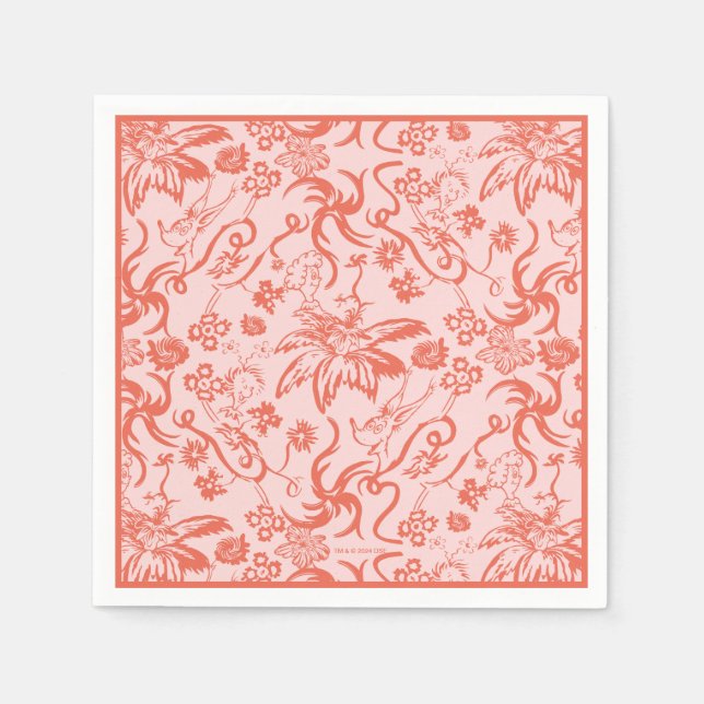 Dr Seuss | BLOMMIGT MORS DAG MÖNSTER Pappersservett (Framsidan)