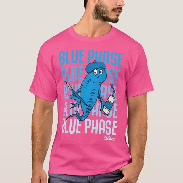 Dr Seuss Blue Phase T Shirt (Framsida)