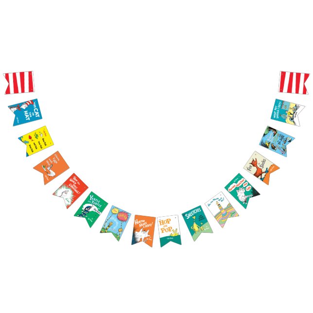 Dr. Seuss boktitlar Vimplar (Alla)