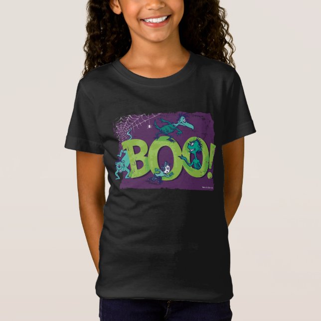 Dr Seuss | BOO! Halloween-grafik T Shirt (Framsida)