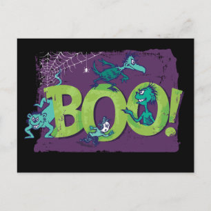 Dr. Seuss BOO! Halloween-grafik Vykort
