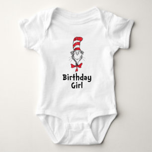 Dr Seuss Cat i Hat Birthday Girl T Shirt