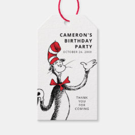 Dr Seuss Character Confetti | BARNS FÖDELSEDAG Presentetikett