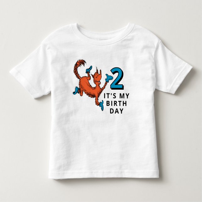 Dr Seuss Character Confetti | BARNS FÖDELSEDAG T Shirt (Framsida)