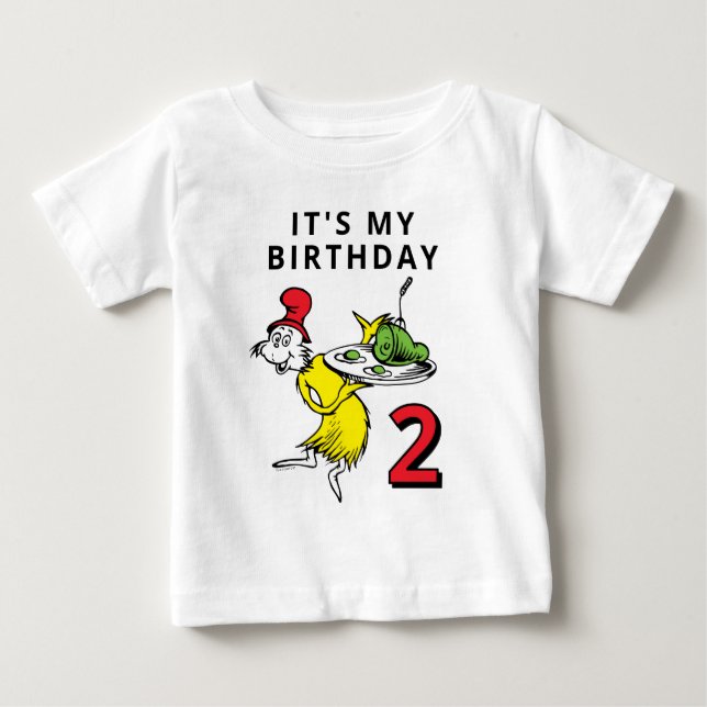 Dr Seuss Character Confetti | BARNS FÖDELSEDAG T Shirt (Framsida)