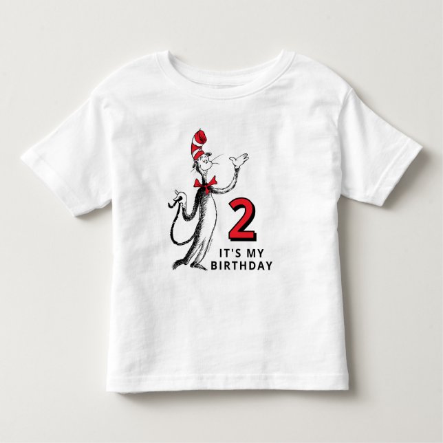 Dr Seuss Character Confetti | BARNS FÖDELSEDAG T Shirt (Framsida)