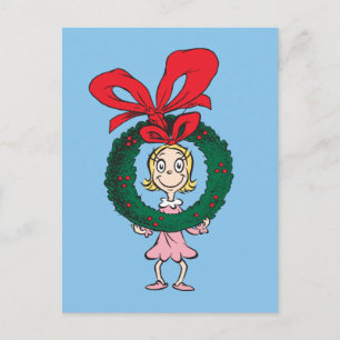 Dr Seuss Cindy-Lou Vem - andedräkt Vykort
