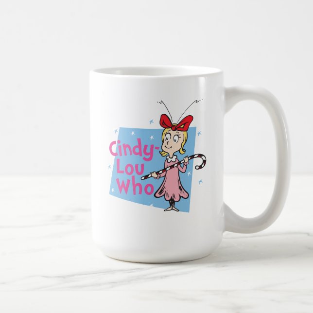 Dr Seuss | Cindy-Lou Vem - Candy cane Kaffemugg (Höger)
