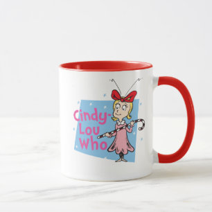 Dr Seuss  Cindy-Lou Vem - Candy cane Mugg