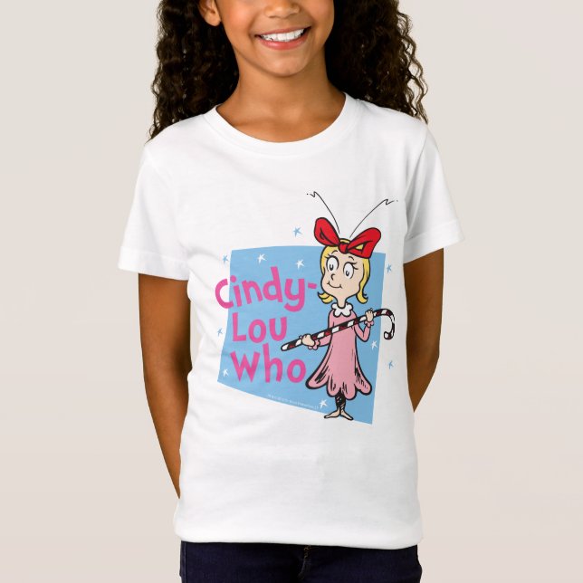 Dr Seuss | Cindy-Lou Vem - Candy cane Tröja (Framsida)