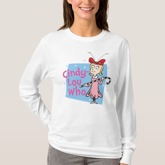 Dr Seuss | Cindy-Lou Vem - Candy cane Tröja (Framsida)