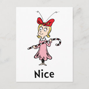 Dr. Seuss Cindy-Lou Who är snäll Vykort