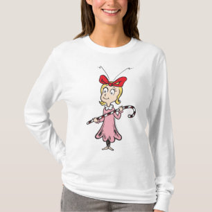 Dr Seuss Cindy-Lou Who - Holding Candy cane Tröja