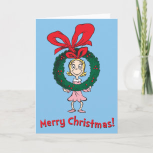 Dr. Seuss Cindy-Lou Who - Krans Helgkort