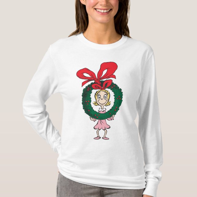 Dr. Seuss | Cindy-Lou Who - Krans Tröja (Framsida)