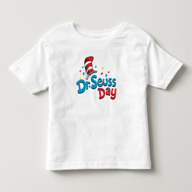 Dr Seuss Day| Konfetti T Shirt (Framsida)