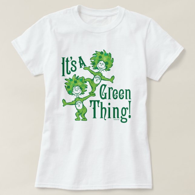 Dr. Seuss | Det är en grön sak! Tee Shirt (Design framsida)