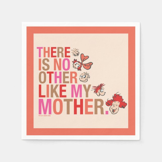 Dr Seuss | Det finns inget annat som Mor Pappersservett (Framsidan)