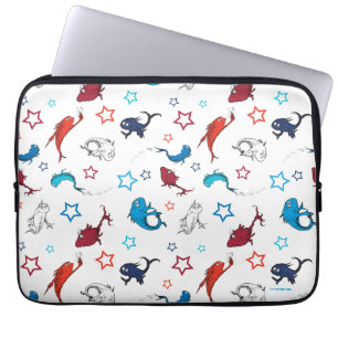 Dr. Seuss En fisk två fisk stjärnmönster Laptop Fodral