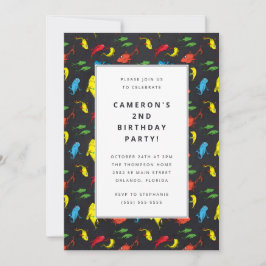 Dr Seuss - en fisk, två fiskar | BARNS FÖDELSEDAG Inbjudningar