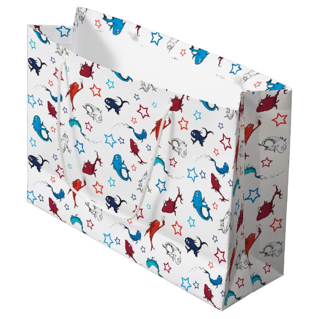 Dr Seuss | En fiskstjärna Mönster (Framsidan Vinklad)