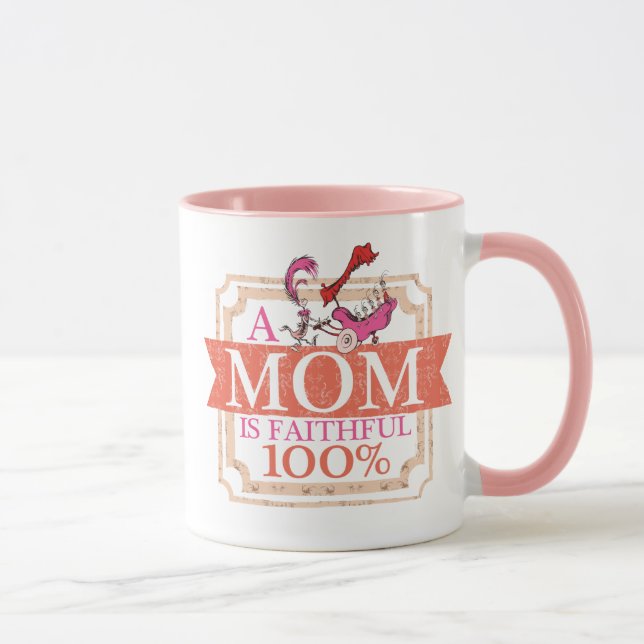 Dr. Seuss | En mamma är 100% trogen Mugg (Höger)
