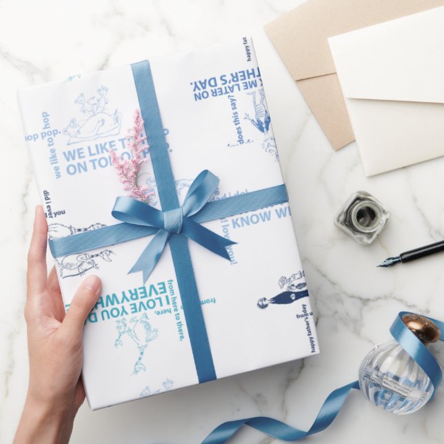Dr. Seuss | Farsdags Citat Mönster Presentpapper (Gifting)