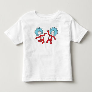 Dr. Seuss Figuren Thing 1 och Thing 2 T Shirt