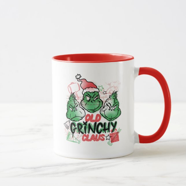 Dr Seuss | Gamla Grinch Claus Mugg (Höger)