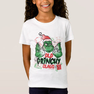 Dr Seuss Gamla Grinch Claus T Shirt