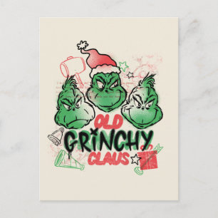Dr. Seuss Gamle Grinch Claus Vykort