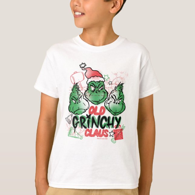 Dr. Seuss | Gamle Grinch Tomte T Shirt (Framsida)