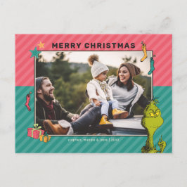 Dr. Seuss | Gammal familjefoto på Grinch Helg Vykort