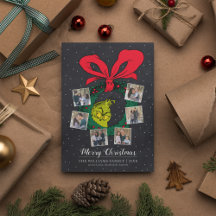 Dr. Seuss | Glad jul familjefotokort