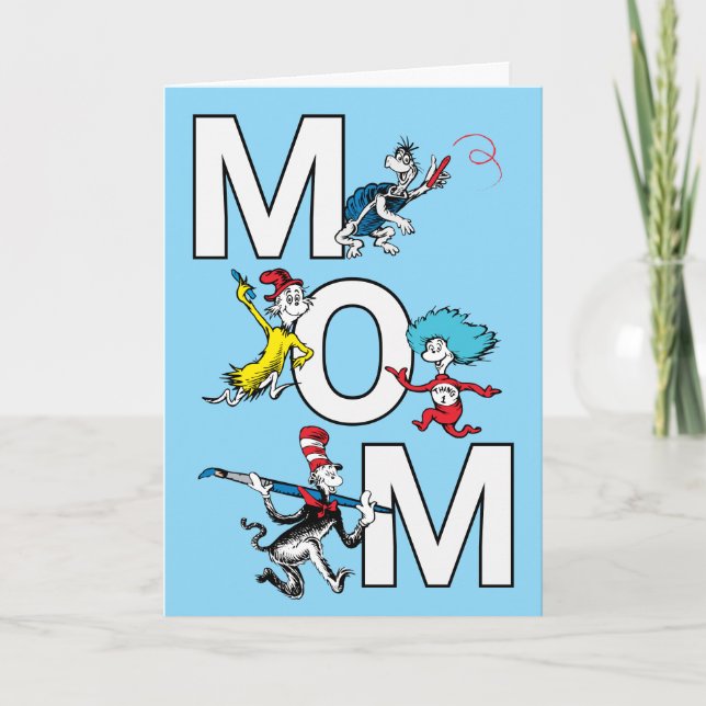 Dr. Seuss | Glad mors dag Kort (Framsida)