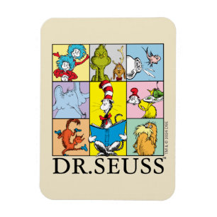 Dr. Seuss Grafiska berättelser Magnet