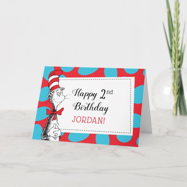 Dr Seuss | Grattis på födelsedagen till dig! Kort (Framsida)