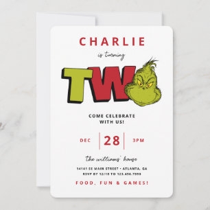 Dr. Seuss Grinch 2-årsdag