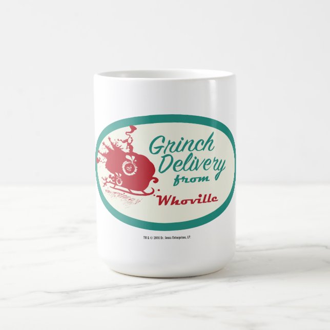 Dr Seuss | Grinch Delivery från WHO-ville Kaffemugg (Center)