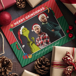 Dr. Seuss | Grinch Familjefoto Högtid Helg Vykort