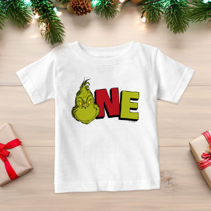 Dr Seuss Grinch First Birthday - One T Shirt
