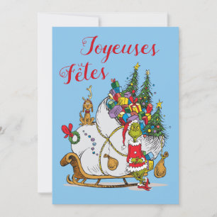 Dr. Seuss Grinch - Glada Högtider Foto Julkort