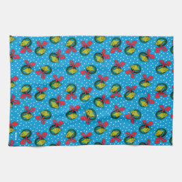 Dr Seuss | Grinch | God jul Mönster Kökshandduk