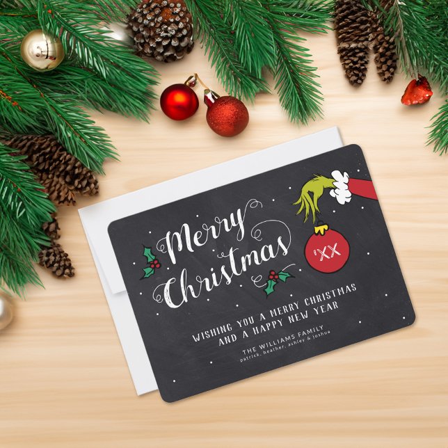 Dr Seuss | Grinch - God jul Photo (Card on table)