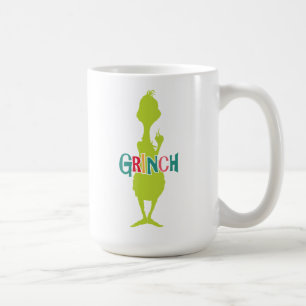 Dr Seuss Grinch - Grönt Silhouette Kaffemugg