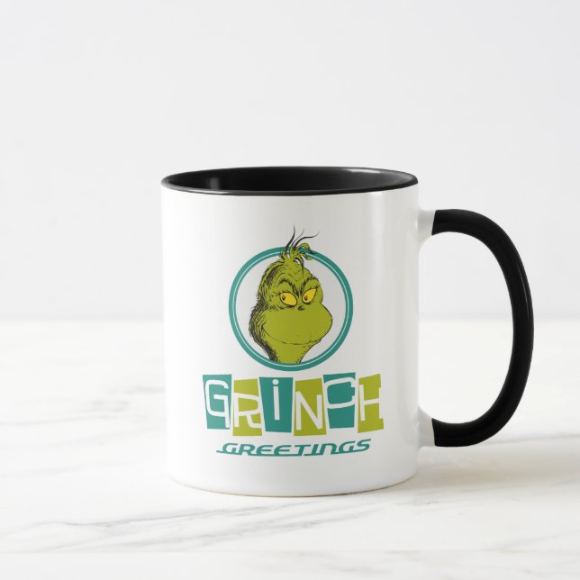 Dr Seuss | Grinch Hälsning Mugg (Höger)
