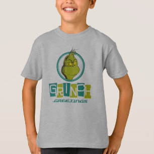 Dr Seuss Grinch Hälsning Tee Shirt