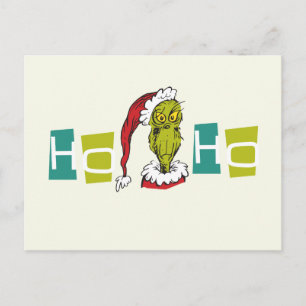 Dr Seuss Grinch - Ho Ho Ho Vykort